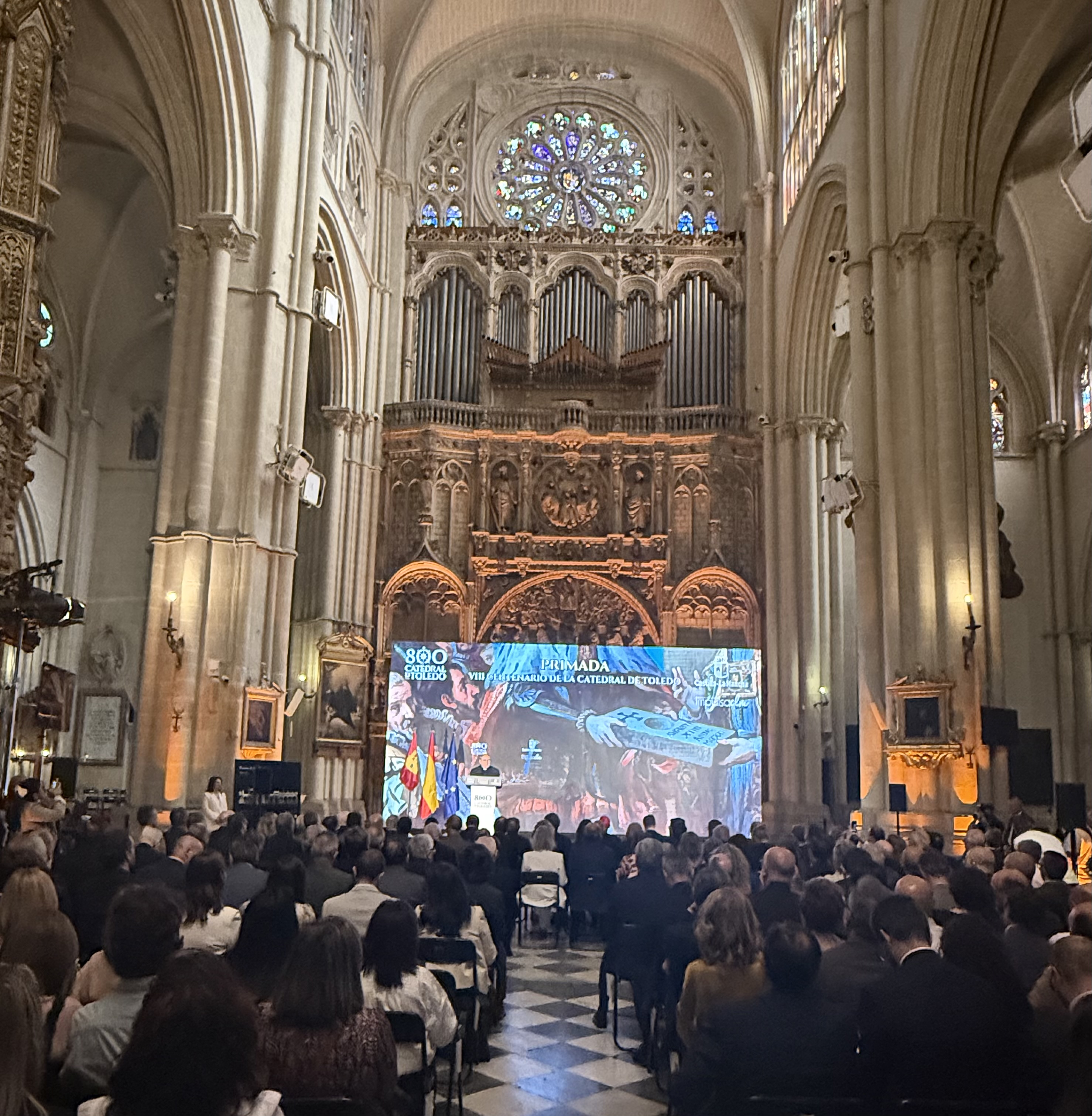 inauguración de la exposición Primada VIII Centenario de la Catedral de Toledo.
