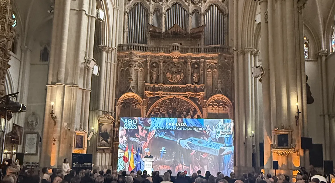 inauguración de la exposición Primada VIII Centenario de la Catedral de Toledo.